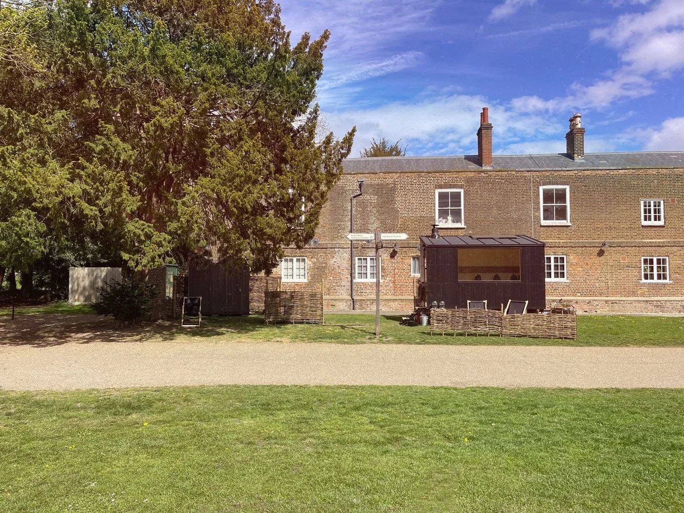 Other Fold Sauna Co. beside Boston Manor House in West London